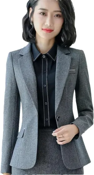 Women Blazer and Jackets Office Formal Outerwear Work Tops Blazers