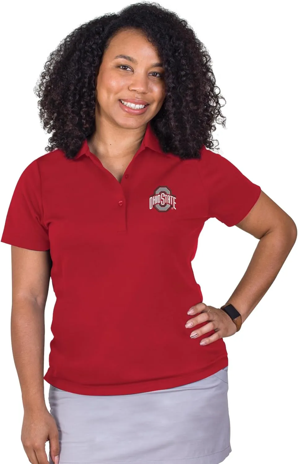Women's Marco Collegiate Polyester Mesh Team Icon Polo